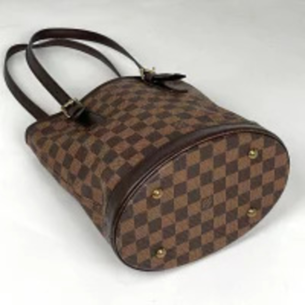 Louis Vuitton Tote Handbag Bucket Brown Mare Damier Bag Shoulder Brown